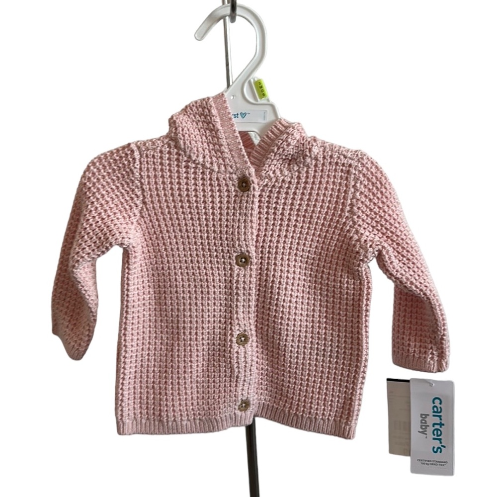 Carter’s knitted button down sweater | 3 months